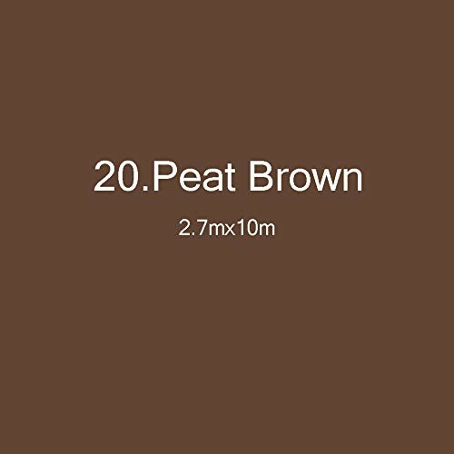 Peat Brown color sample, 2.7m x 10m